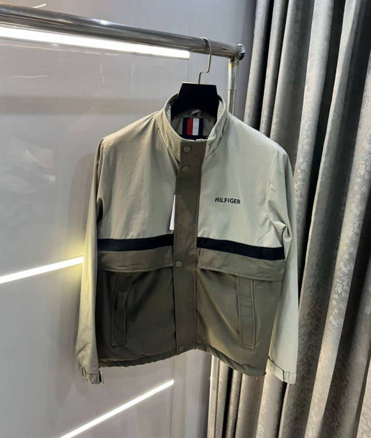 Tomm y Hilfige r Green Premium Classic WindBreaker