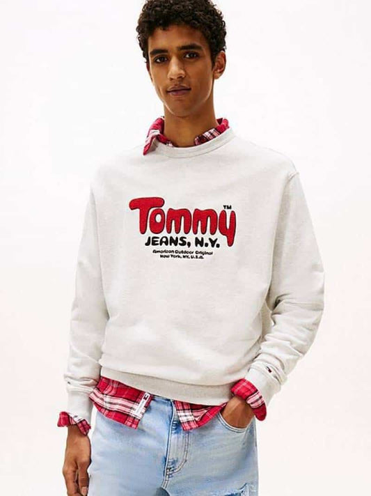 ToMMy h!lf·IgeR.. Cream Logo Work Premium Sweatshirt