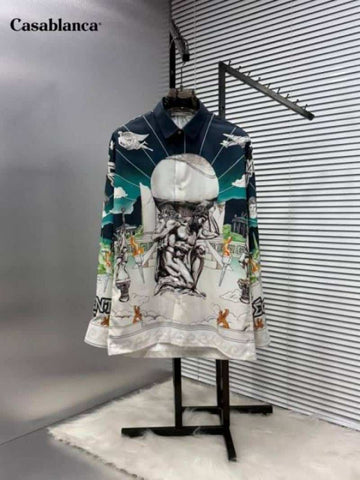 Casablanc a C Printed Shirt With Premium BoX Packing