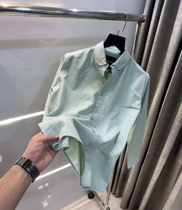 Mossimo Dutti Aqua Green Premium Classic Shirt
