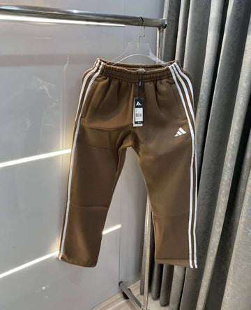 Adida s Brown Embroidery Logo Premium TrackPant