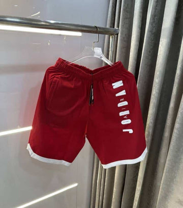 Air  Jordan Red Embroidery Work Premium Shorts