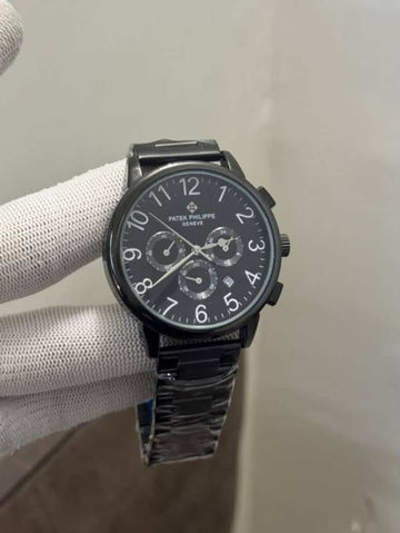 Patek Philippe All Black Chronograph Watch