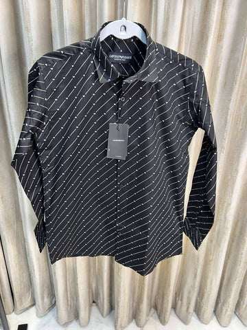 Emporio ARMAN_I BLACK ULTRA PREMIUM IMPORTED SHIRTS AVAILABLE