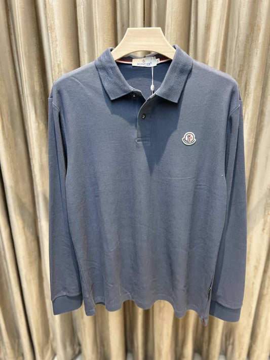 MONCLE_R BLUE FULL SLEEVES IMPORTED TSHIRT AVAILABLE IN ULTRA PREMIUM QUALITY