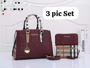 BURBERRY_Premium_3pcs_Hand_Bag_929