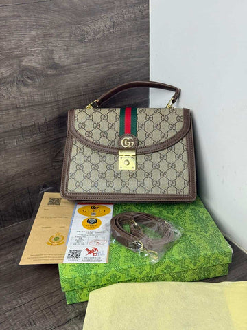 9UCC!_Padlock Sling Bag With Brand BoX 1046