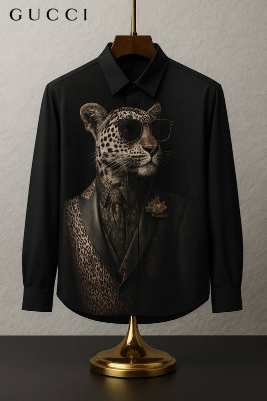Gucci_Black_Leopard_Print_Premium_Shirt_With_Box_Packing_And_Carry_Bag_(1974)