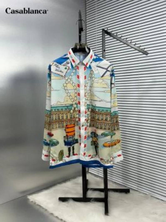 Casablanca Premium Printed Imported Shirt (1752)
