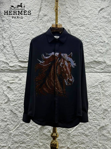 Hermes Black Dimond Work Premium Imported Shirt (1969)