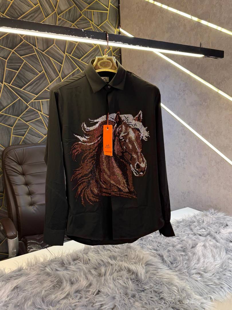 Hermes Black Dimond Work Premium Imported Shirt (1969)
