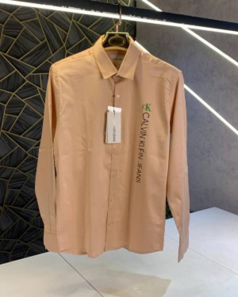 CALVIN_KLEIN_PEACH_PRINTED_PREMIUM_IMPORTED_SHIRT_(961)