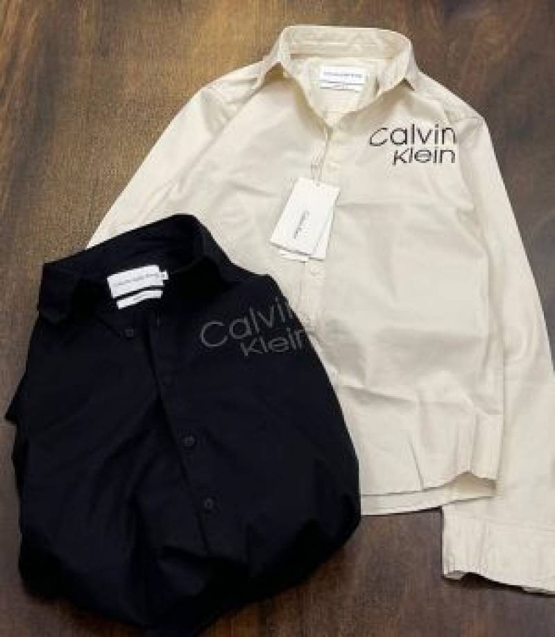 Calvin_Klein_Cream_Logo_Print_Premium_Shirt_(1666)