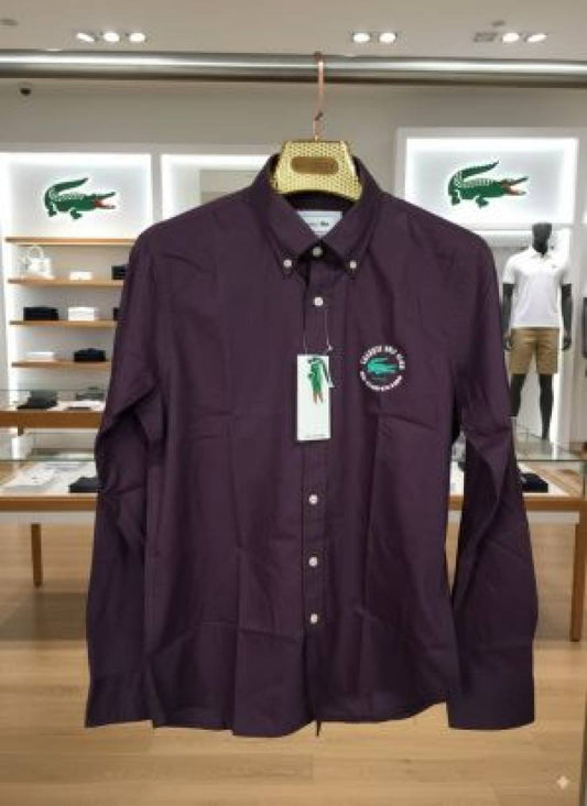 Lacoste_Wine_Logo_Print_Classic_Shirt_(1825)