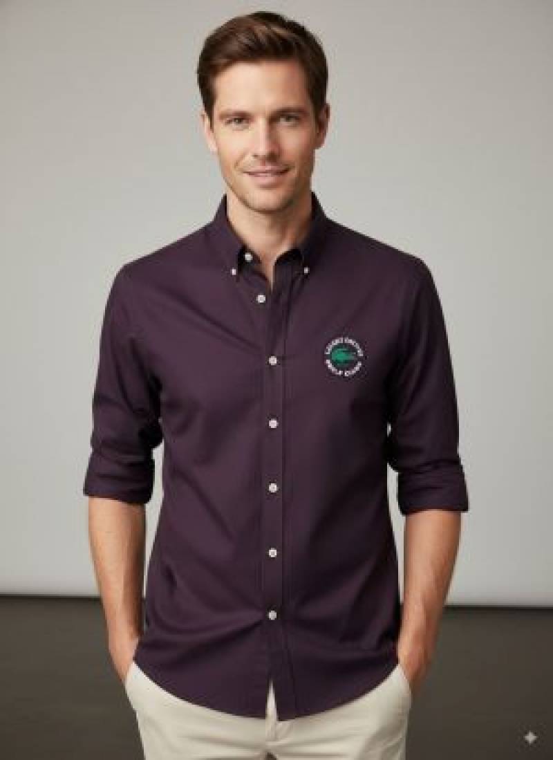 Lacoste_Wine_Logo_Print_Classic_Shirt_(1825)