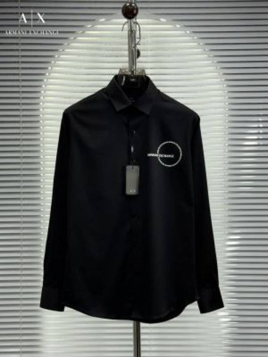 Armani_Exchange_Black_Logo_Print_Premium_Exclusive_Shirt_With_Box_And_Carry_Bag_(1860)