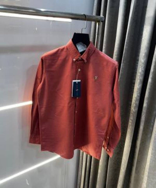 Ralph_Lauren_Orange_Embroidery_Logo_Super_Premium_Oxford_Shirt_(1683)