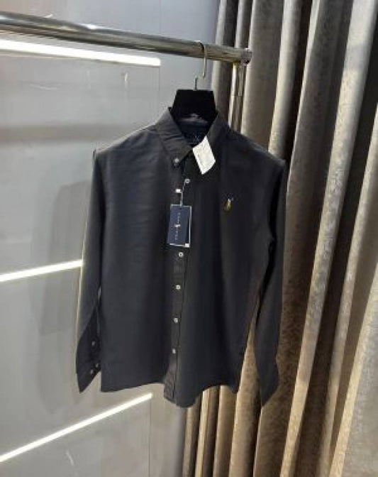 Ralph_Lauren_Gray_Embroidery_Logo_Super_Premium_Oxford_Shirt_(1684)