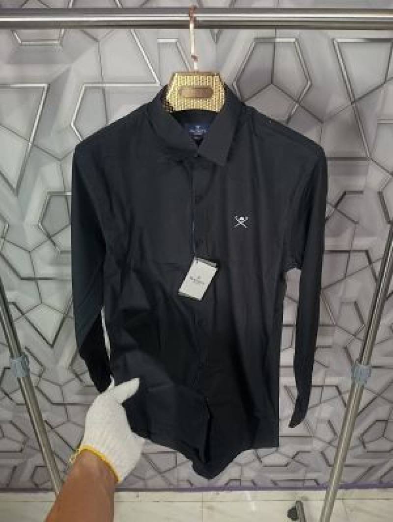 Hackett_London_Black_Embroidery_Logo_Premium_Classic_Shirt_(1608)