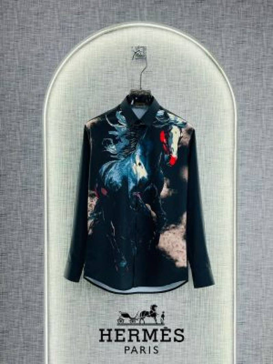 HERMES_BLACK_HORSE_PRINT_PRIMIUM_SHIRT_(1711)