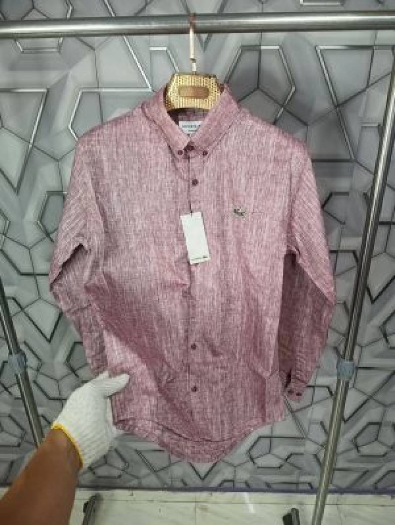Lacoste_Melange_Red_Embroidery_Logo_Classic_Shirt_(1783)