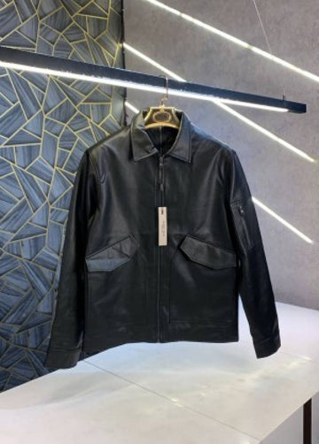 Essential Fear of God Black Imported Designer Leather jacket (1248)