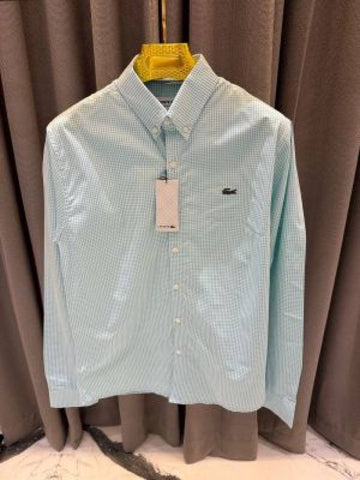 Lacoste_Sky_Green_Small_Checks_Premium_Shirt_(1674)