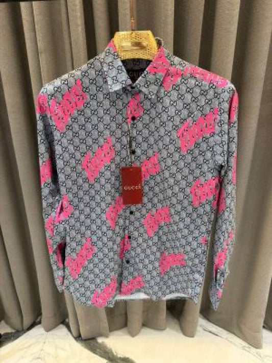 GUCCI_All_OVER_MONOGRAM_PRINT_PREMIUM_IMPORTED_SHIRT_WITH_BOX_AND_CARRY_BAG_(1763)