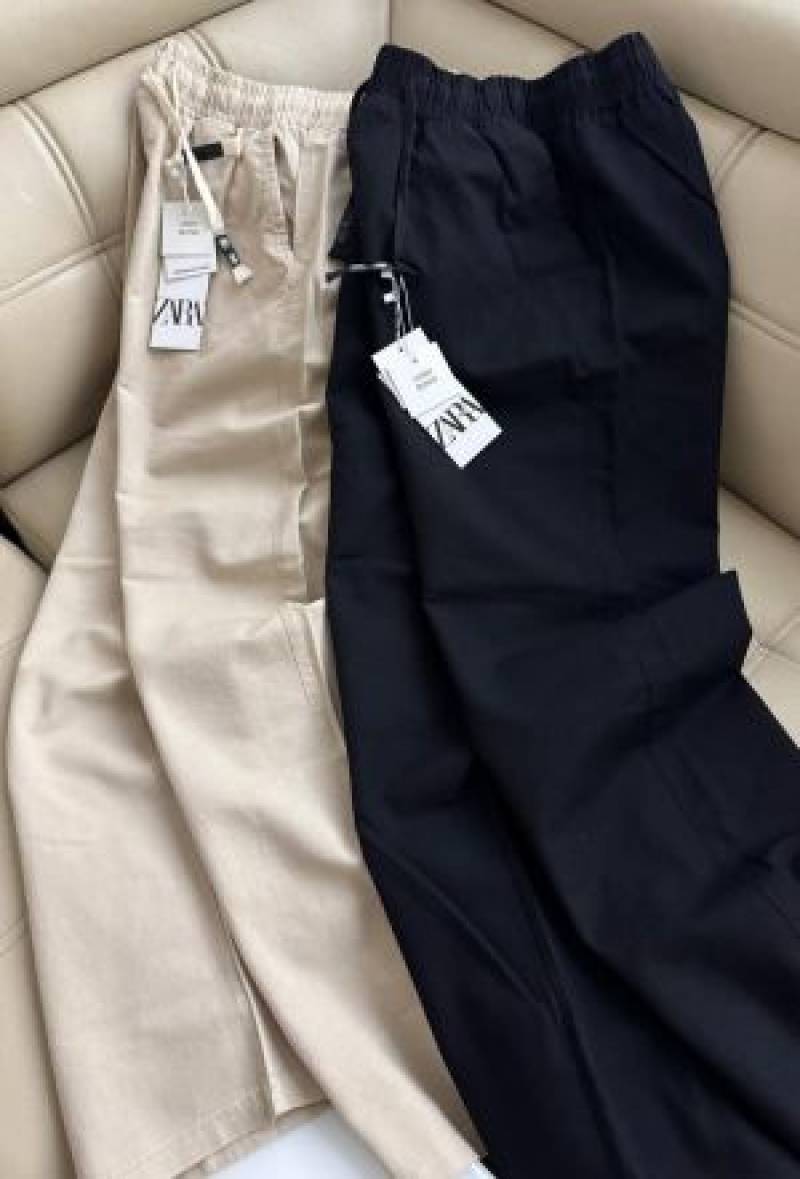 Zara_Black_Premium_Cotton_Linen_TrackPant_(1766)