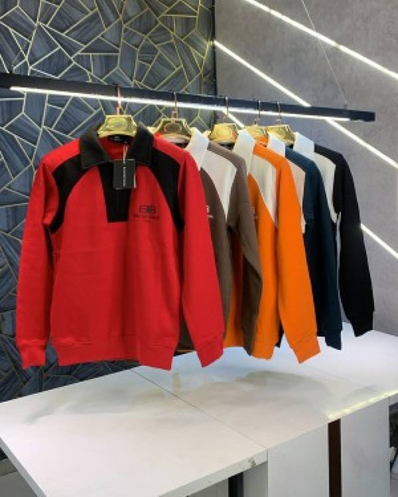 Balenciaga_Orange_Logo_Print_Imported_Sweatshirt_(1106)