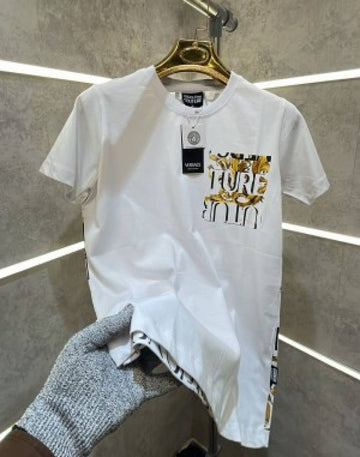 VERSACE COUTURE WHITE BACK PRINTED PREMIUM IMPORTED T-SHIRTS (261)