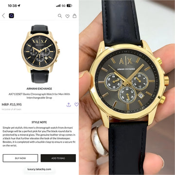 Armani Exchange Gold