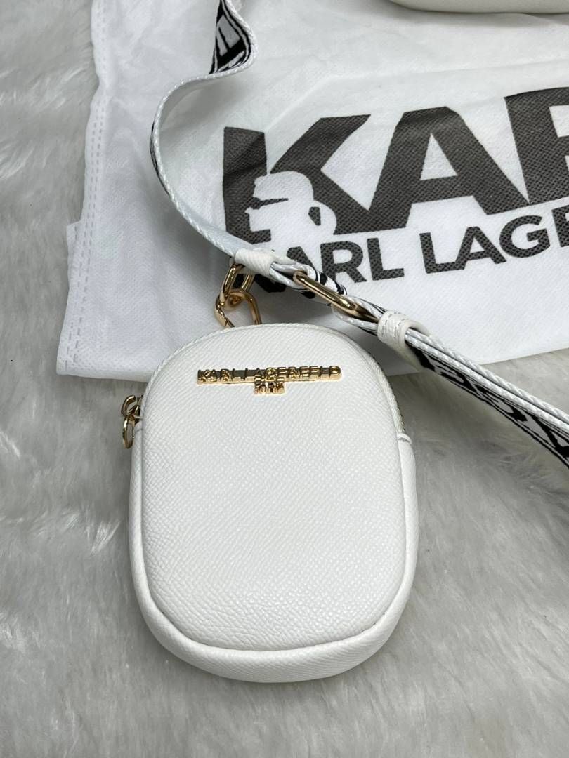 Karl Lagerfeld Maybelle Camera Crossbody Bag With Original Packing
