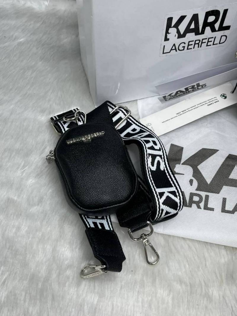 Karl Lagerfeld Maybelle Camera Crossbody Bag With Original Packing