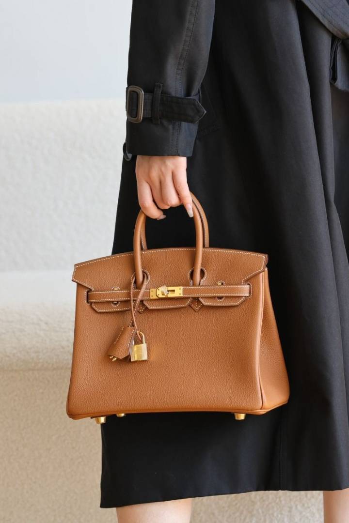 Hermes Birkin Gold Epsom Birkin Sellier 30 With Og Box And All Accesories1015