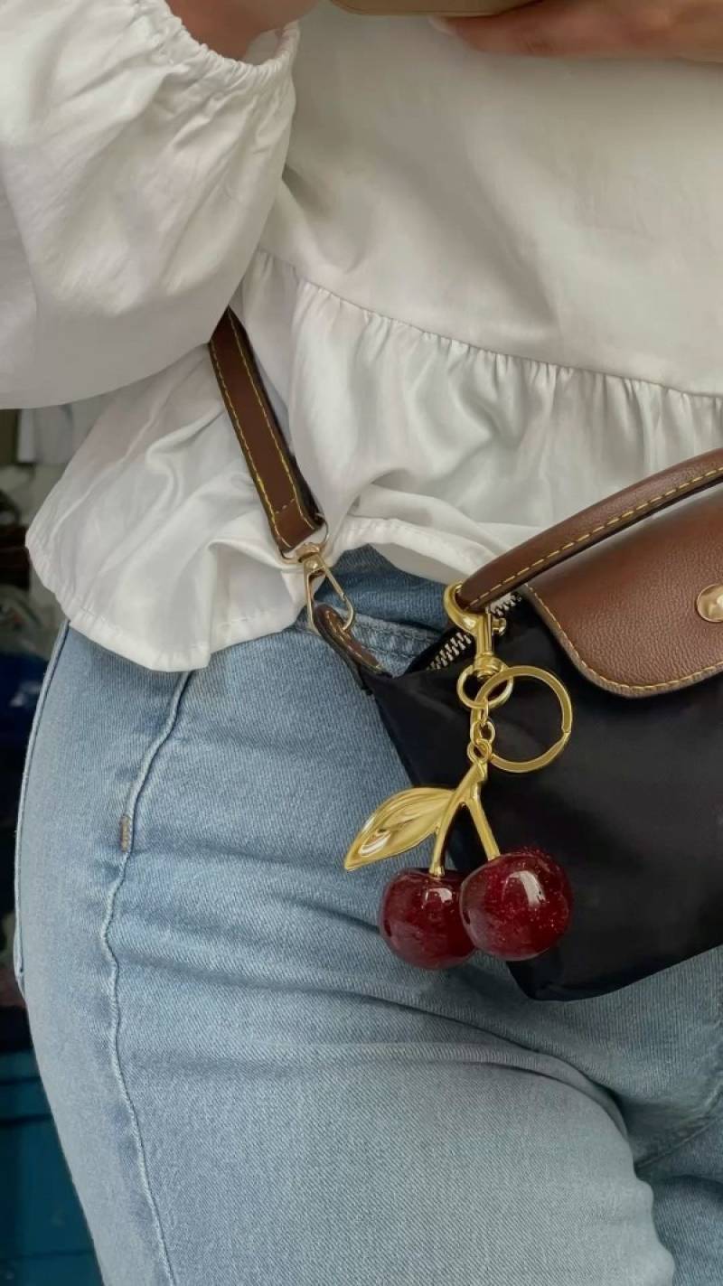 COAC.H CHERRY BAG CHARM ACCESSORIES PREMIUM WITH OG BOX