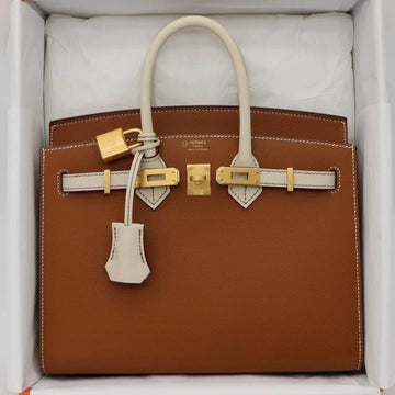 Herms_Birkin_30_Blrown and Craie_Togo_Hardware_Brushed_Gold3031