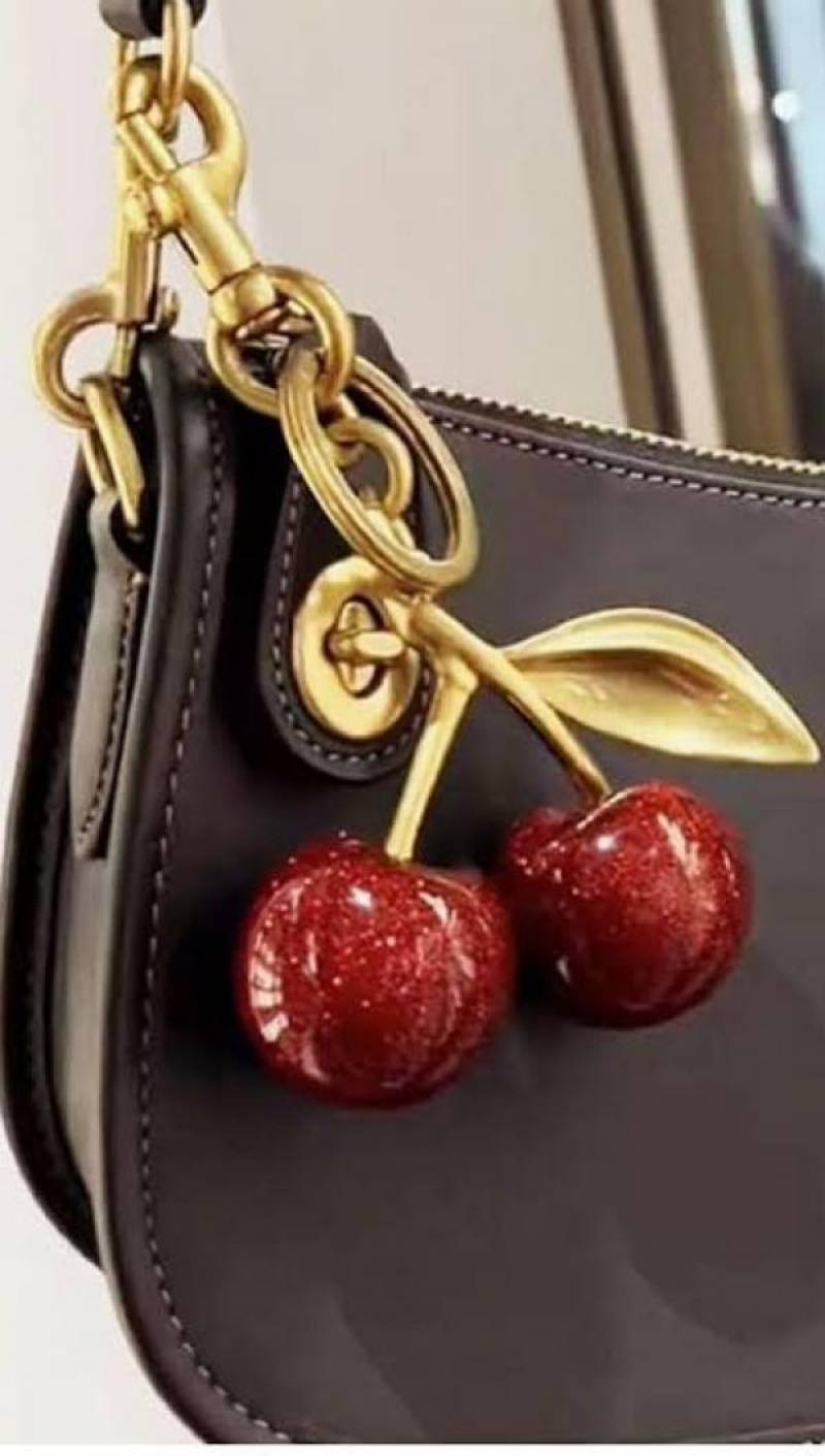 COAC.H CHERRY BAG CHARM ACCESSORIES PREMIUM WITH OG BOX