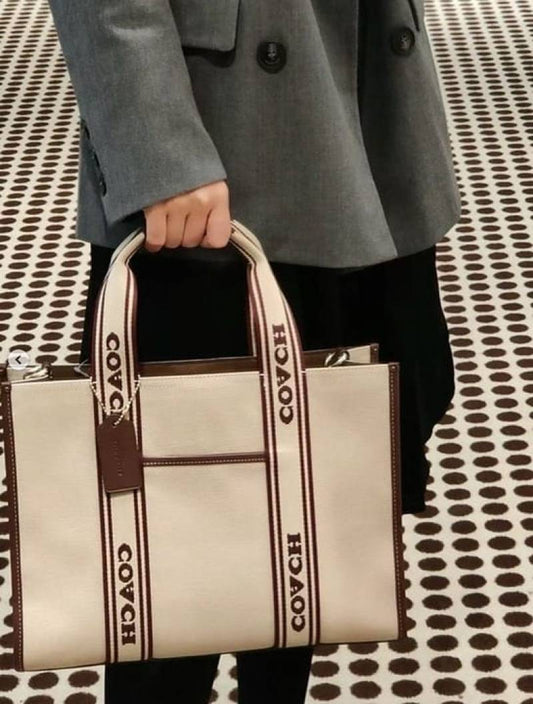 Coach_Smith_Tote_Bag_BeigeBrown_With_OG_BOX-C8866