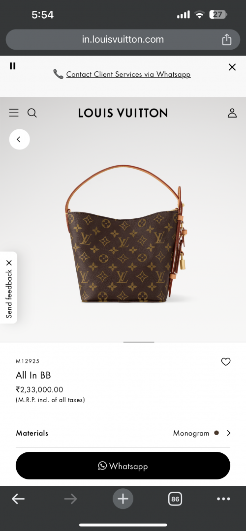 LOUIS_VUITTON__All In BB Bucket Bag Monogram 00286