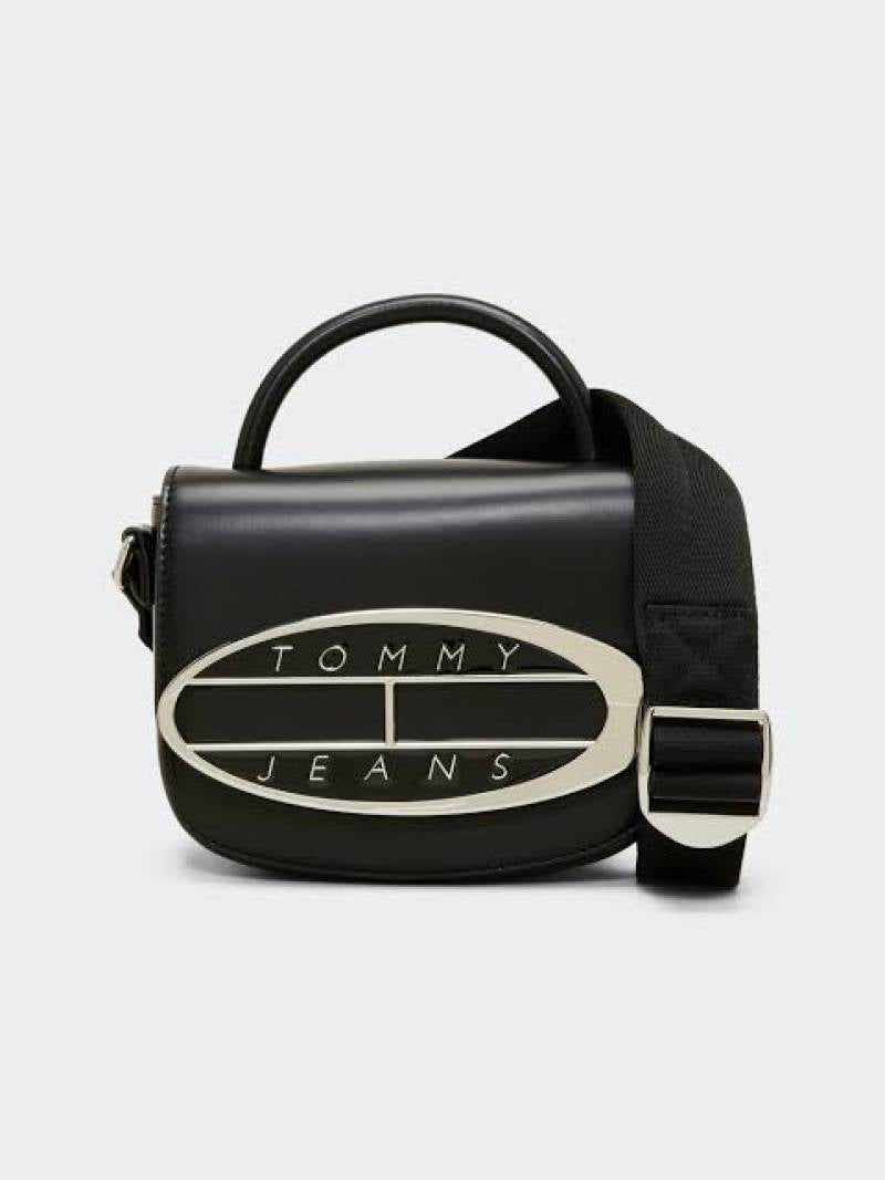 TOMMY JEANS HILFIGER PREMIUM BLACK CROSS BODY WITH BOX