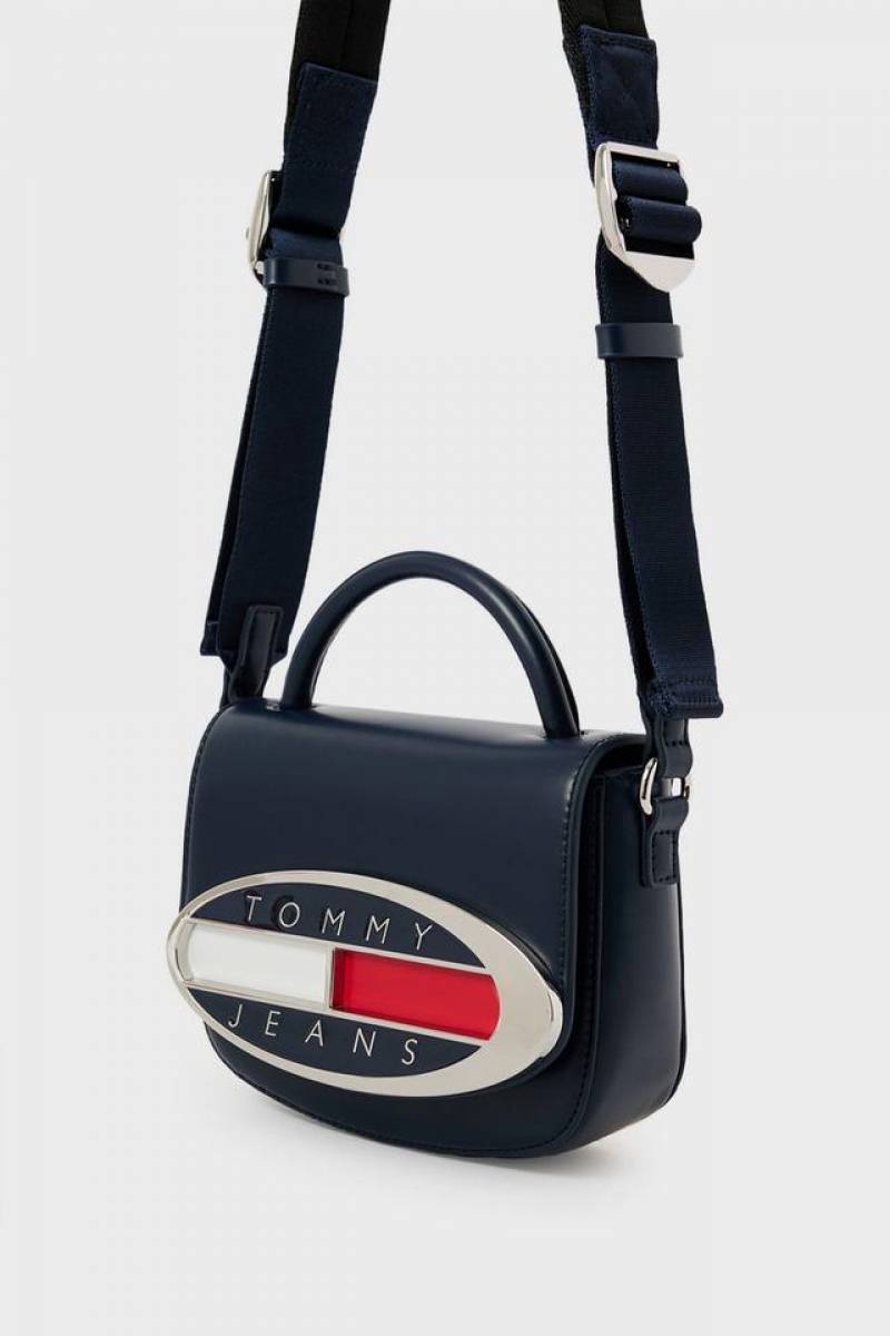 TOMMY JEANS HILFIGER PREMIUM NAVY CROSS BODY WITH BOX