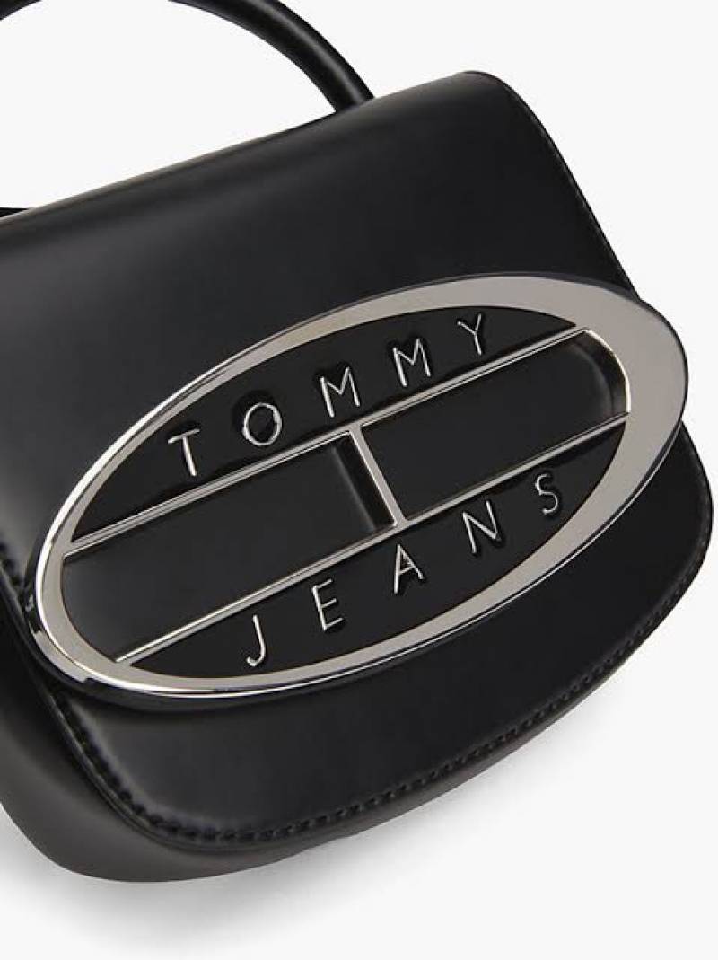 TOMMY JEANS HILFIGER PREMIUM BLACK CROSS BODY WITH BOX