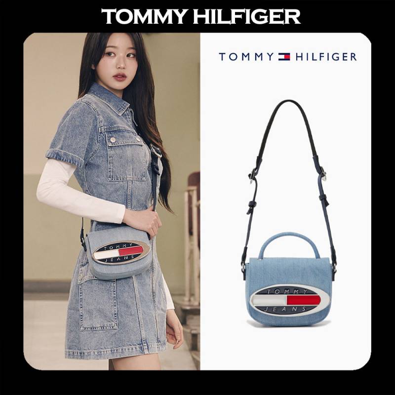 TOMMY JEANS HILFIGER PREMIUM DENIM CROSS BODY WITH BOX AND CARRY BAG