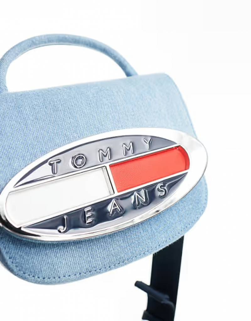 TOMMY JEANS HILFIGER PREMIUM DENIM CROSS BODY WITH BOX AND CARRY BAG