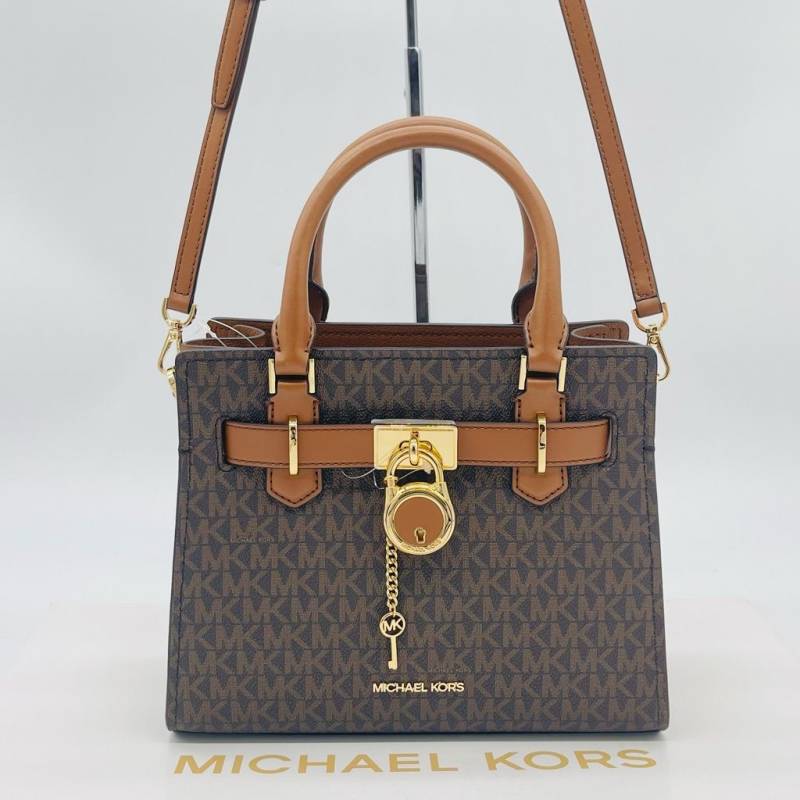 Michael_Kors Hamilton EastWest Satchel-Brown 2085