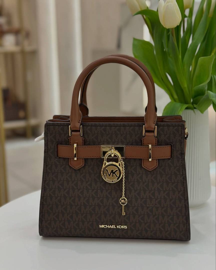 Michael_Kors Hamilton EastWest Satchel-Brown 2085