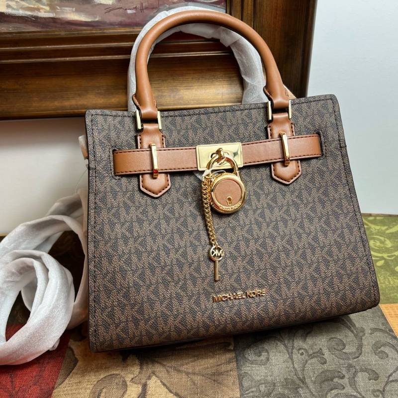 Michael_Kors Hamilton EastWest Satchel-Brown 2085