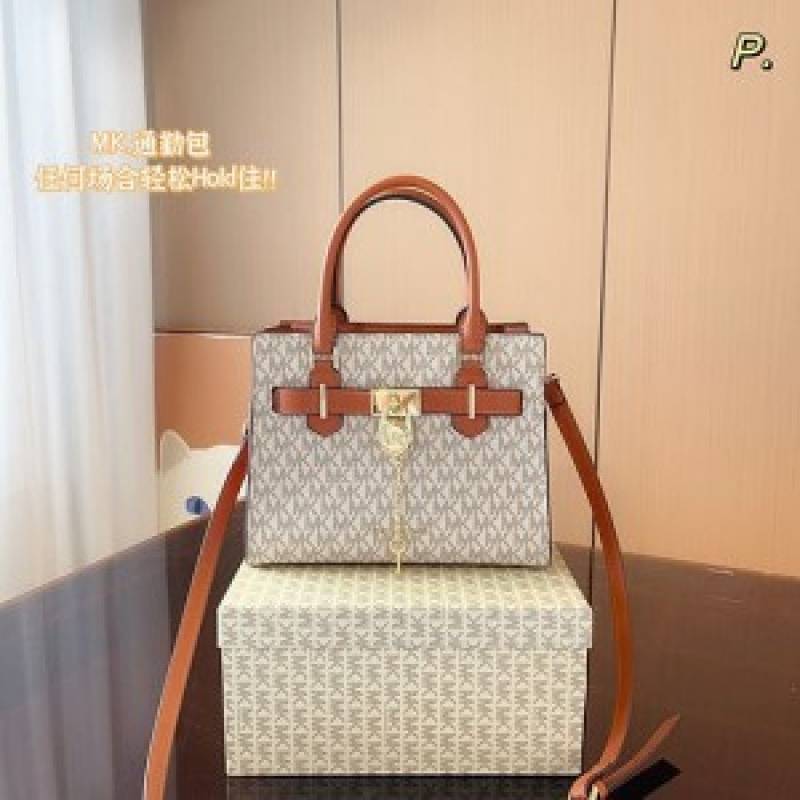 Michael_Kors Hamilton EastWest Satchel-Vanila 2085