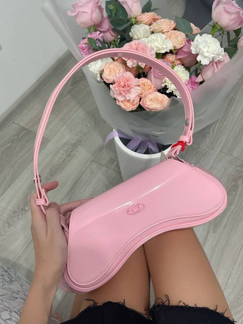 Diese_l Play Play Glossy Shoulder Bag With Box And Dust Bag Including Carry Bag